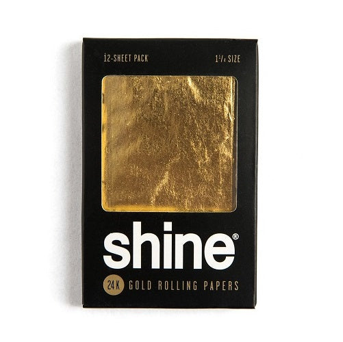 Shine® 12-Sheet Pack 24K Rolling Papers