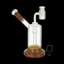 Marley Natural Glass & Walnut Riggler
