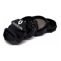 Phoenician Grinder With Paper Holder - 4 Piece - Large - Black