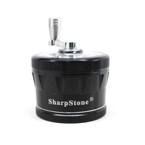 SharpStone Grinder V2 Hand Crank - 4 Piece - Clear Top (2.5